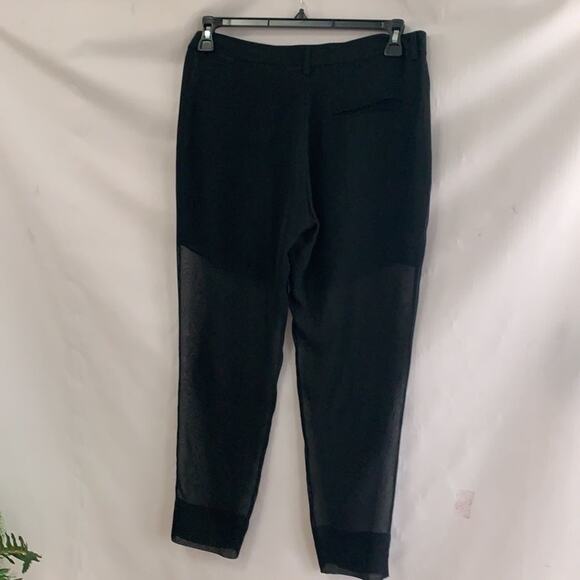 VINCE SHEER SILK BLACK PANTS SIZE 6 - Picture 3 of 8
